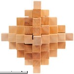 Fillmore's Large Wooden 3D Diamond Puzzle Adult Brainteaser  B00NS1KGT8